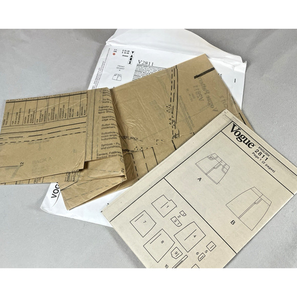 Designer Vtg Sew Patterns x3 Vogue Allice Olivia Jessica McClintock Donna Ricco - Picture 4 of 11